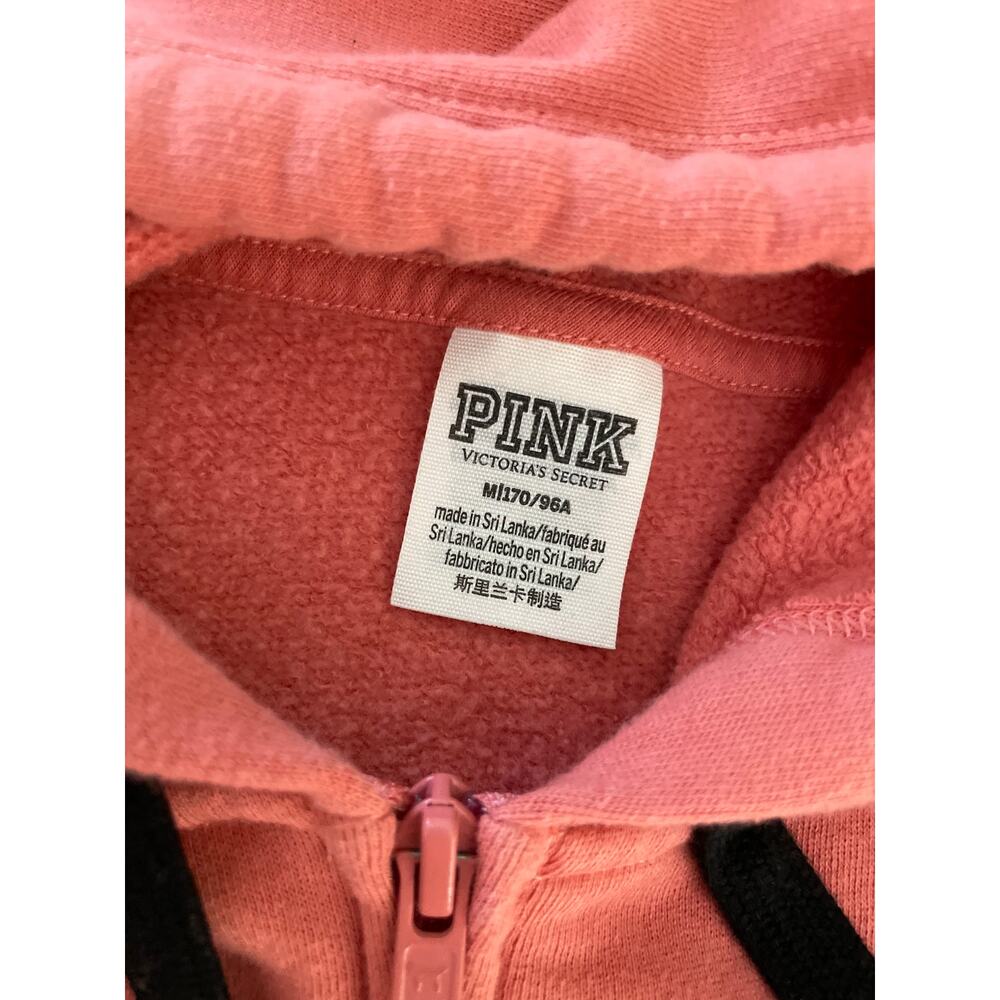 VS Pink Zip Up Hoodie Size M - Picture 3 of 6